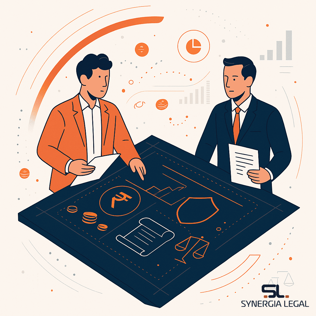 Founder and Investor determining valuation and investor rights to protect valuation