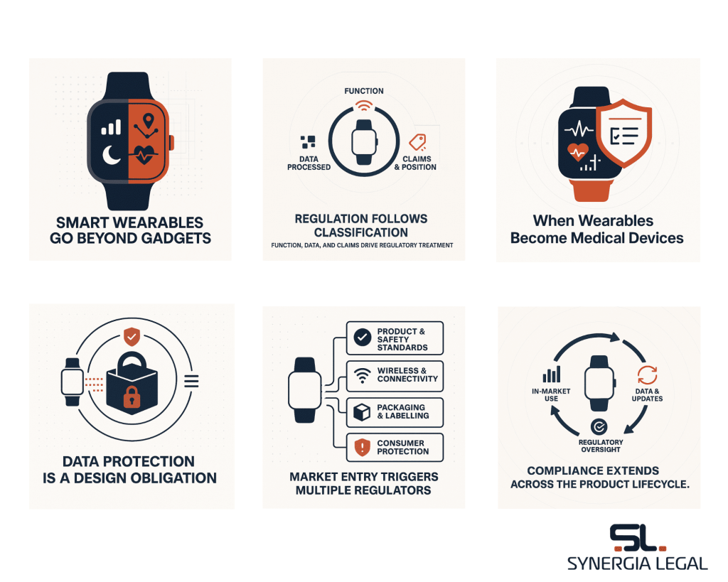 Overview of regulatory framework and laws applicable to smart wearables in India
