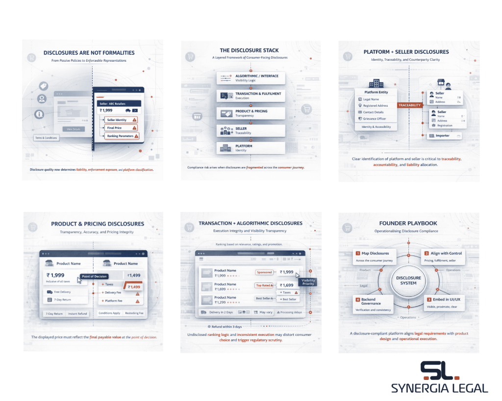 Legal disclosure requirements for E-commerce in India
